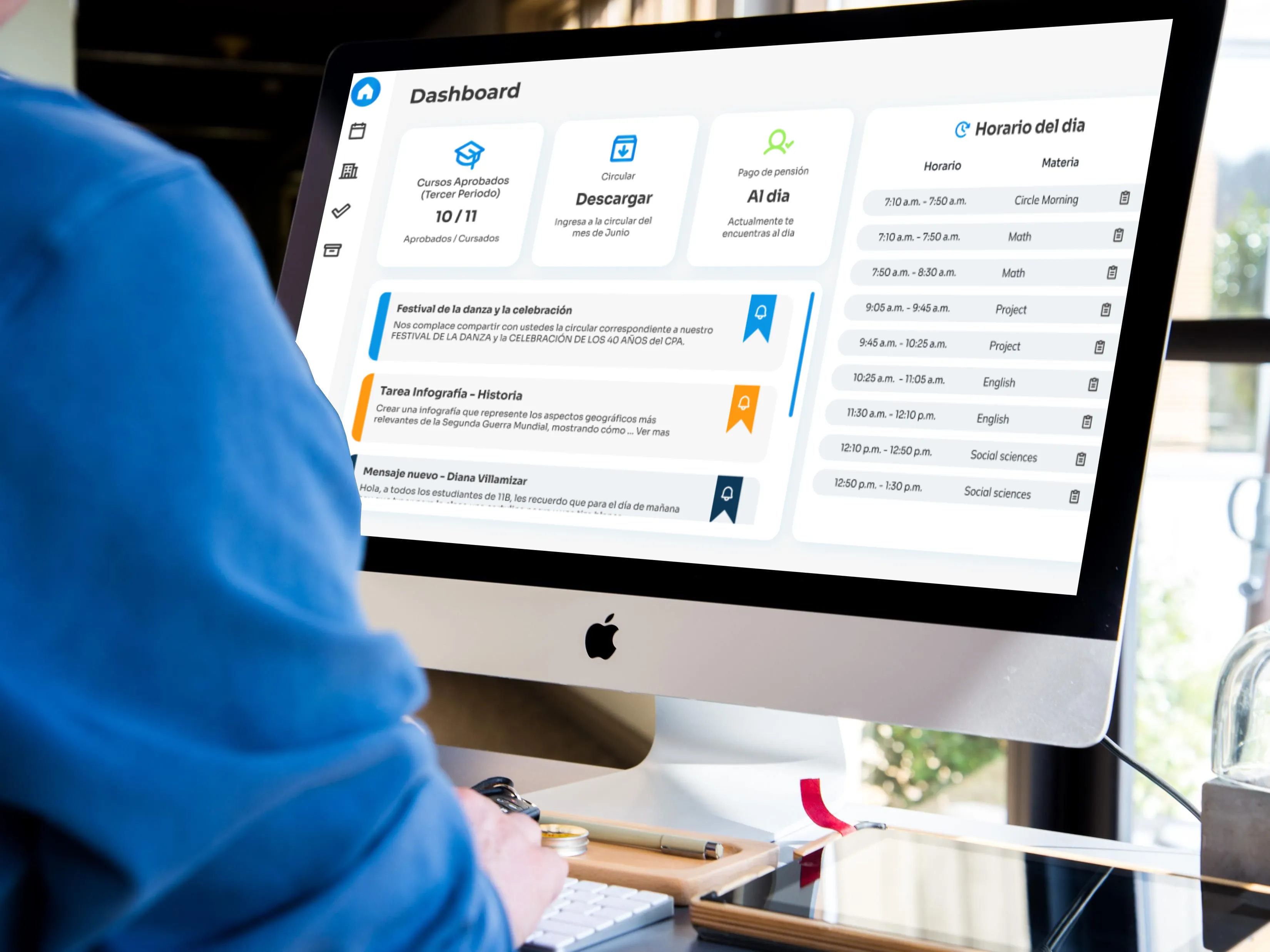 Panel de control SIGEE